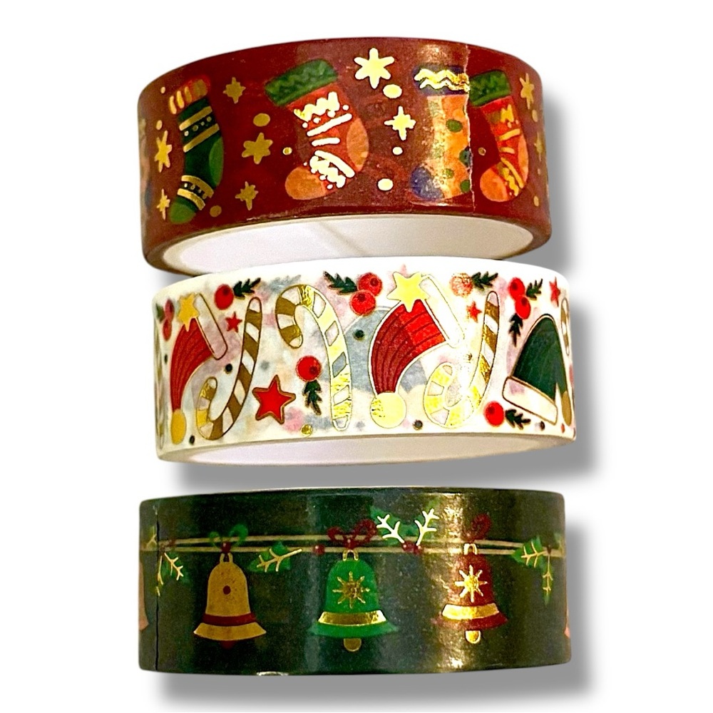 Holiday Resellers Bundle-50 Thank You Cards, Measuring Tape, Holiday Washi Tape - Picture 6 of 6